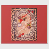 Het Verpakkende Document van DIY VINTAGE VALENTIJN Cadeaupapier (Vlak)