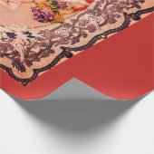 Het Verpakkende Document van DIY VINTAGE VALENTIJN Cadeaupapier (Hoek)