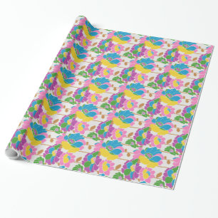 Het Verpakkende Document van flower power Cadeaupapier