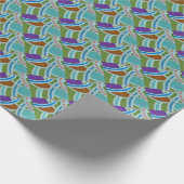 Het Verpakkende Document van het abstracte Patroon Cadeaupapier (Hoek)