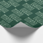 Het verpakkende document van het GELD Cadeaupapier (Hoek)