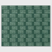 Het verpakkende document van het GELD Cadeaupapier (Vlak)