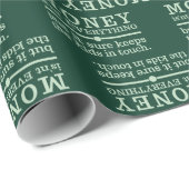 Het verpakkende document van het GELD Cadeaupapier (Rol Hoek)