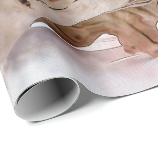 Het Verpakkende Document van het Linnen van de Cadeaupapier (Rol Hoek)