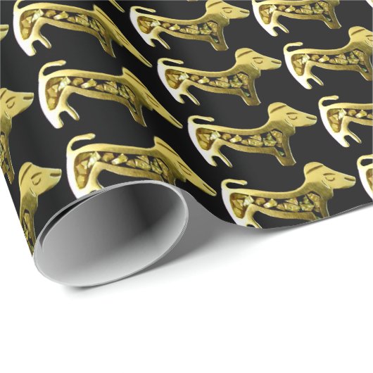 Het Verpakkende Document van het Patroon van de Cadeaupapier (Rol Hoek)