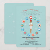 Het verpleegster is een Roepen Uitnodiging van het (Voorkant / Achterkant)