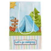 Het verpletteren van het Beer van de Camping en Te Medium Cadeauzakje (Achterkant)