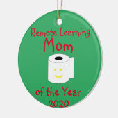 Het verre Leren Mam van het Jaar Keramisch Ornament (Links)