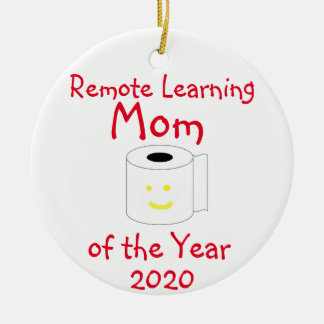 Het verre Leren Mam van het Jaar Keramisch Ornament