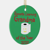 Het verre Leren oma van het Jaar Keramisch Ornament (Rechts)