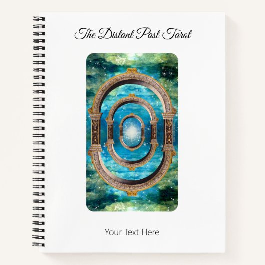 Het verre verleden Tarot Card Deck Divination Orac Notitieboek (Voorkant)