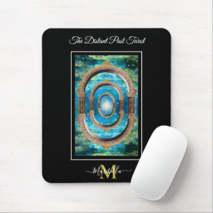 Het verre verleden Tarot Deck Kaart steunt Monogra Muismat