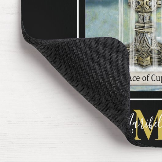 Het verre verleden van Tarot Deck Ace of Cups Mono Muismat (Hoek)