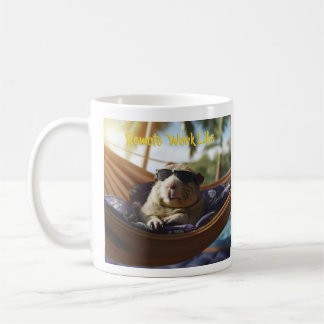 Het verre Werk Leven Hangmat Guinee Pig Koffie Mok
