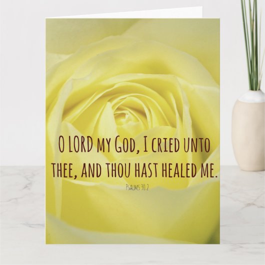 Het Vers van de bijbel over het Helen Kaart (Voorkant)