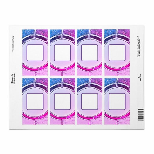 HET VERSCHEPEN ADRESETIKETTEN ART&DESIGN ETIKET (Full Sheet)