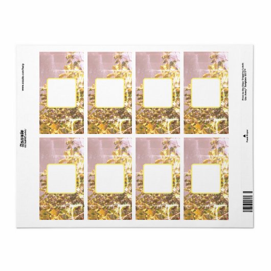 HET VERSCHEPEN ADRESETIKETTEN ART&DESIGN ETIKET (Full Sheet)