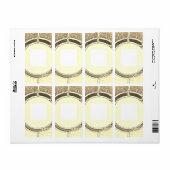 HET VERSCHEPEN ADRESETIKETTEN ART&DESIGN ETIKET (Full Sheet)