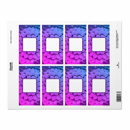 Het verschepen Adresetiketten KUNST EN ONTWERPSTIJ Etiket (Full Sheet)