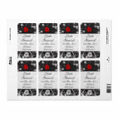 Het Verschepen van de schemer de Verticaal van het Etiket (Full Sheet)