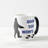 Het verschijnen en het Verdwijnen Mok van de Bigfo (Voorkant rechts)