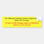 Het verschil bumpersticker (Voorkant)