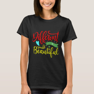 Het verschil in bewustzijn van autisme is mooi t-shirt