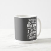 Het verschil is Alles Citroen-mok Koffiemok (Voorkant rechts)