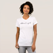 Het verschil is de Goede Minimalist van het Manusc T-shirt (Voorkant volledig)