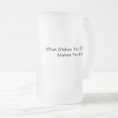 Het verschil is de Mok van kool bier (Voorkant rechts)