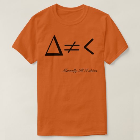 Het verschil is niet kleiner dan t-shirt (Design voorkant)