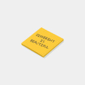 Het verschil is prachtig positief Gezegde Post-it® Notes (Schuin)