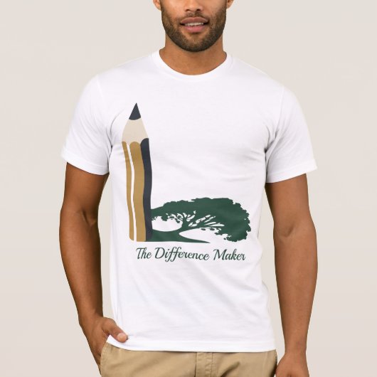 Het Verschil Makers Potlood T-shirt (Voorkant)