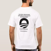 Het verschil tussen een democraat en een Commissie T-shirt (Achterkant)