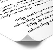 HET VERSCHIL TUSSEN MOEDER EN KIND POSTER (Hoek)