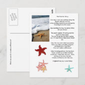Het verschil van één, Starfish verhaal. Briefkaart (Voorkant / Achterkant)