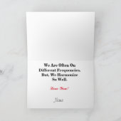 Het verschillende Wenskaart van de Liefde van Feestdagen Kaart (Binnen)