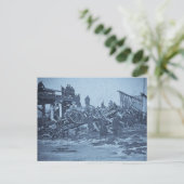 Het verschrikkelijke ongeluk in de Cyaan 2 van Far Briefkaart (Staand voorkant)