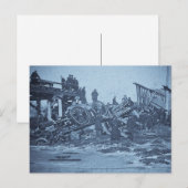 Het verschrikkelijke ongeluk in de Cyaan 2 van Far Briefkaart (Voorkant / Achterkant)