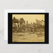 Het verschrikkelijke ongeluk in de rivier de Farmi Briefkaart (Voorkant / Achterkant)