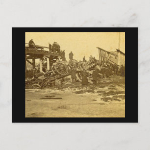 Het verschrikkelijke ongeluk in de rivier de Farmi Briefkaart