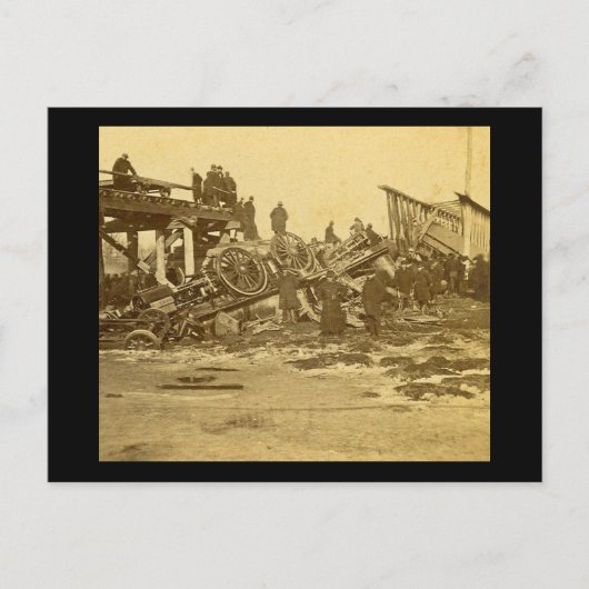 Het verschrikkelijke ongeluk in de rivier de Farmi Briefkaart (Voorkant)