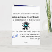 Het versierd Lijst van het Messing (de Kaart (Achterkant)