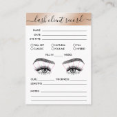 Het Verslag van de Cliënt van het streepje voegt L Visitekaartje (Voorkant)