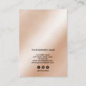 Het Verslag van de Cliënt van het streepje voegt L Visitekaartje (Achterkant)