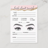 Het Verslag van de Cliënt van het streepje voegt L Visitekaartje (Voorkant)