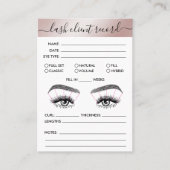 Het Verslag van de Cliënt van het streepje voegt L Visitekaartje (Voorkant)