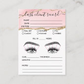 Het Verslag van de Cliënt van het streepje voegt L Visitekaartje (Voorkant)