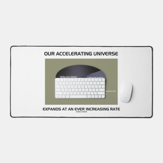 Het versnellen van het universum breidt zich steed bureaumat (Keyboard & Muis)