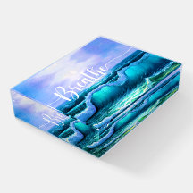 Het versoepelen van Ocean Scene Paperweight